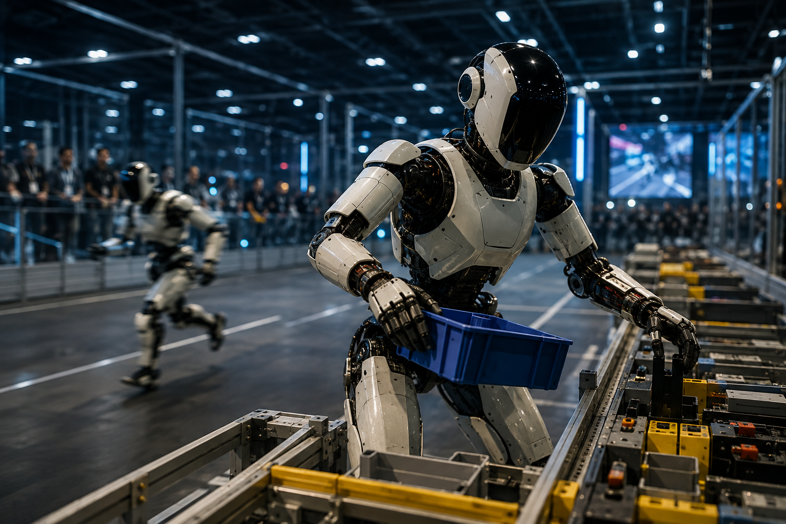 Can Fast Humanoid Robots Master Modern Manufacturing?
